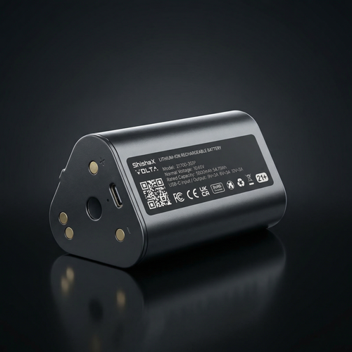 Volta by ShishaX Swappable Rechargeable Battery for electric hookah.
